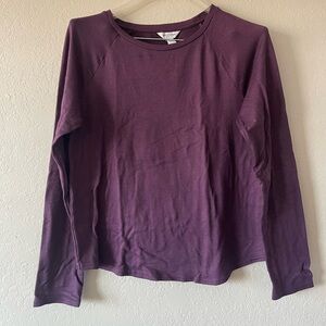 Arizona Jean Co., Women’s Plum Basic Stretchy  Longsleeve Shirt, Size L